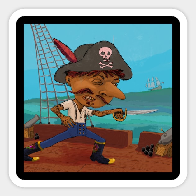 Pirate King Sticker by Bad Opera